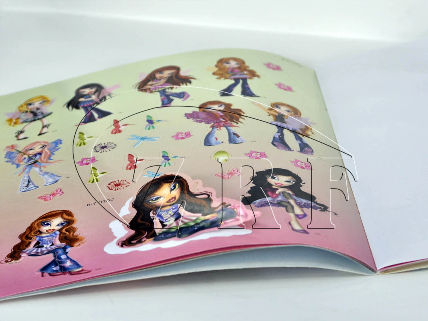 Custom Printed Paper Professional Children Comic Stickers Books