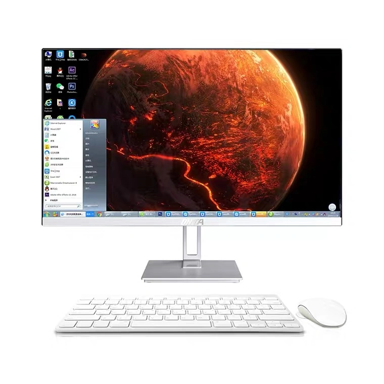 OEM 23.8 Inch Intel Pentium I3 I5 I7 Desktop Computer All in One PC Computer Laptop for Work/Game