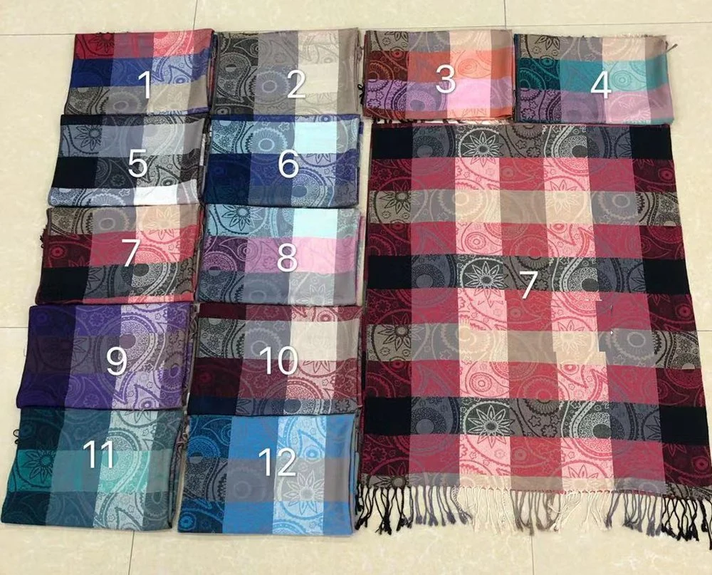 Ventas Larga caliente Otoño Invierno envolver robó la mujer Accesorios Pashmina de seda