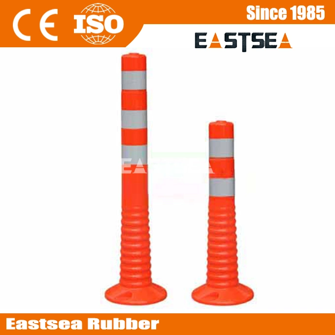 Orange Road PU del Delineador Flexible Advertencia Baliza