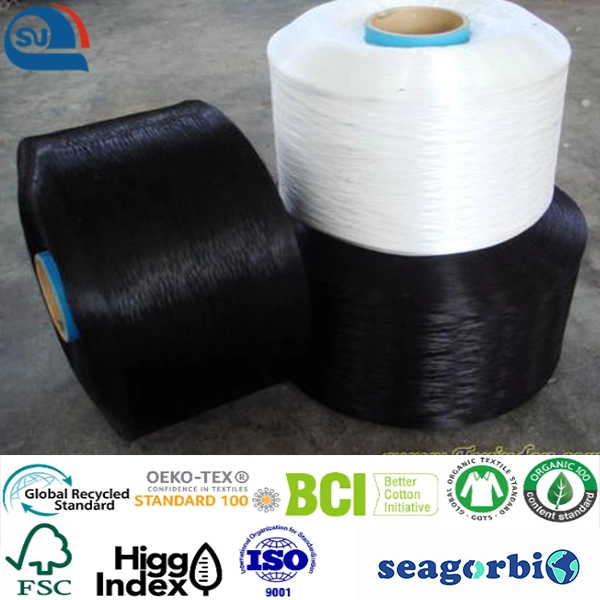 High Filament Thread POY Cotton with Cooper Filament Filament Yarn 80/20 Core Lycra Pet Brush Filament Pet Monofilament Polyster (Oeko-tex100/GRS/Biodegradable)