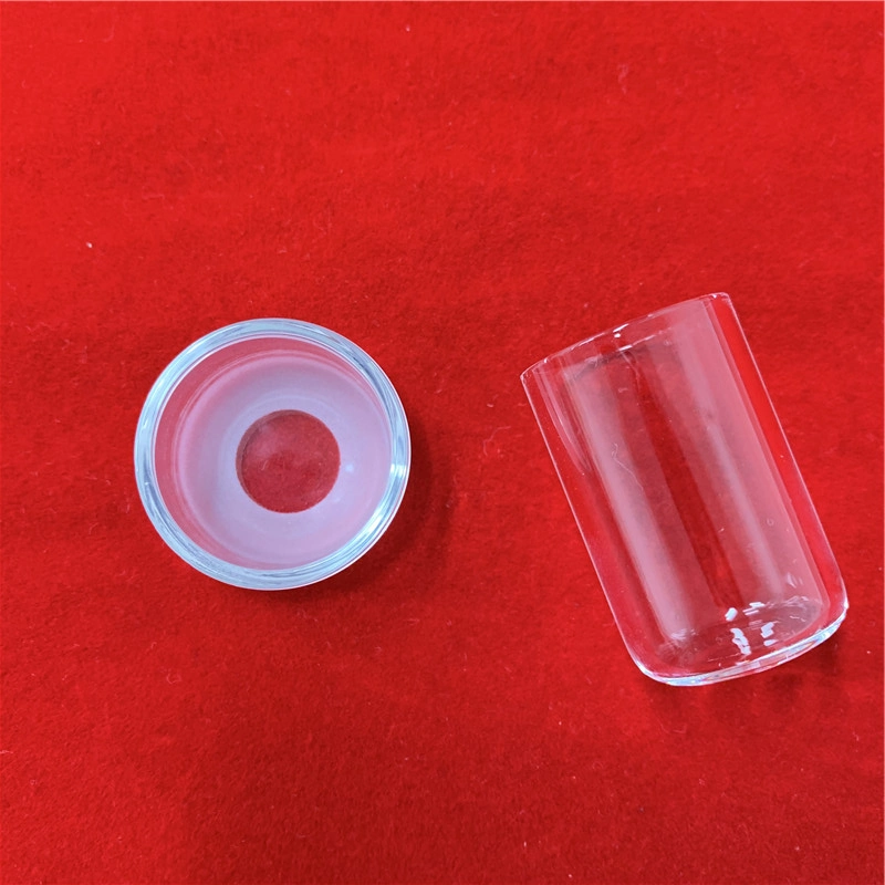 High Corrosion Resistance Transparent Customized Quartz Glass Rademacher Crucibles with Cover