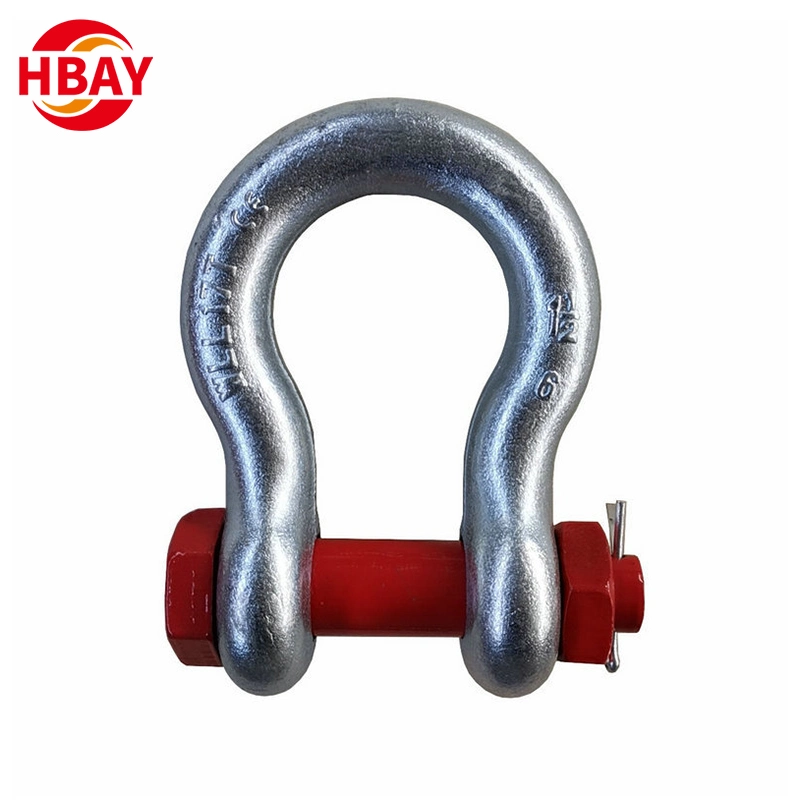 Galvanized HDG Us Type Forged G2130 Bow Shackle