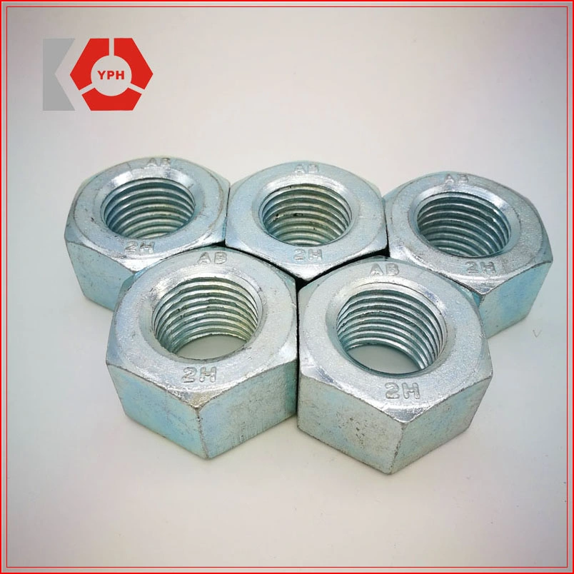 A194 2h Hexagon Head Heavy Nuts Zinc