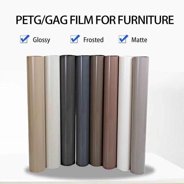 Anti-Fingerprint Skin Coating Anti Scratch Transparent and Color Pet/Gag/PETG Film for Decorative