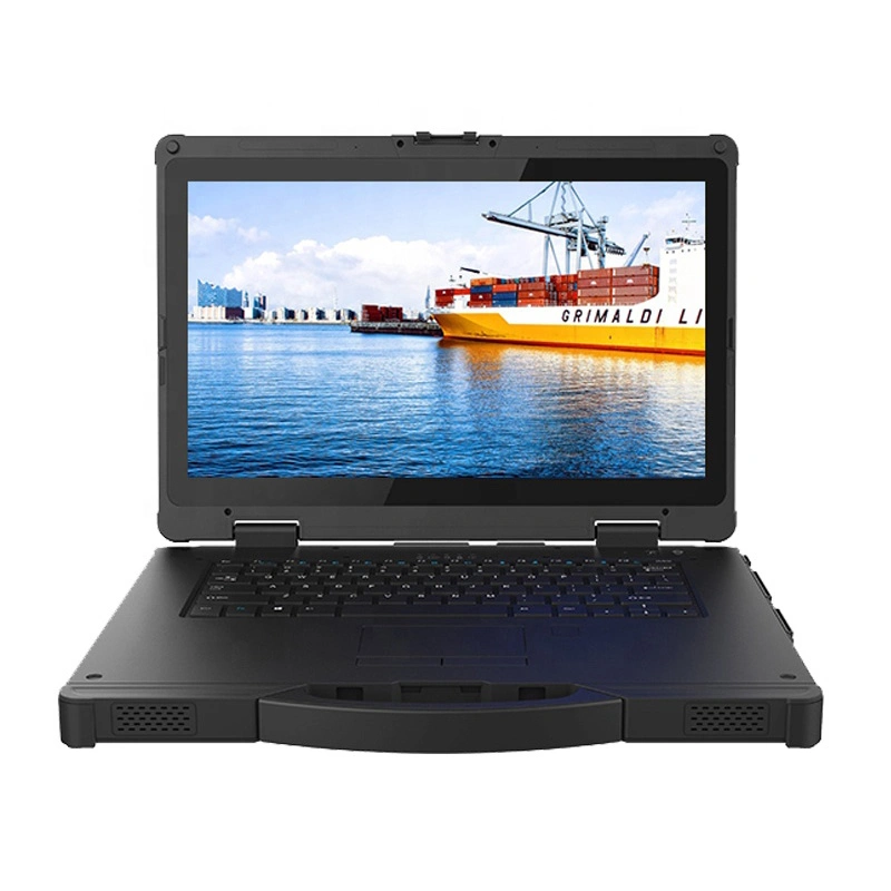 13.3 Inch Fully Rugged Laptop Military Portable Computer All in One PC Windows 10 Industrial IP65 Waterproof Tablet PC Notebook