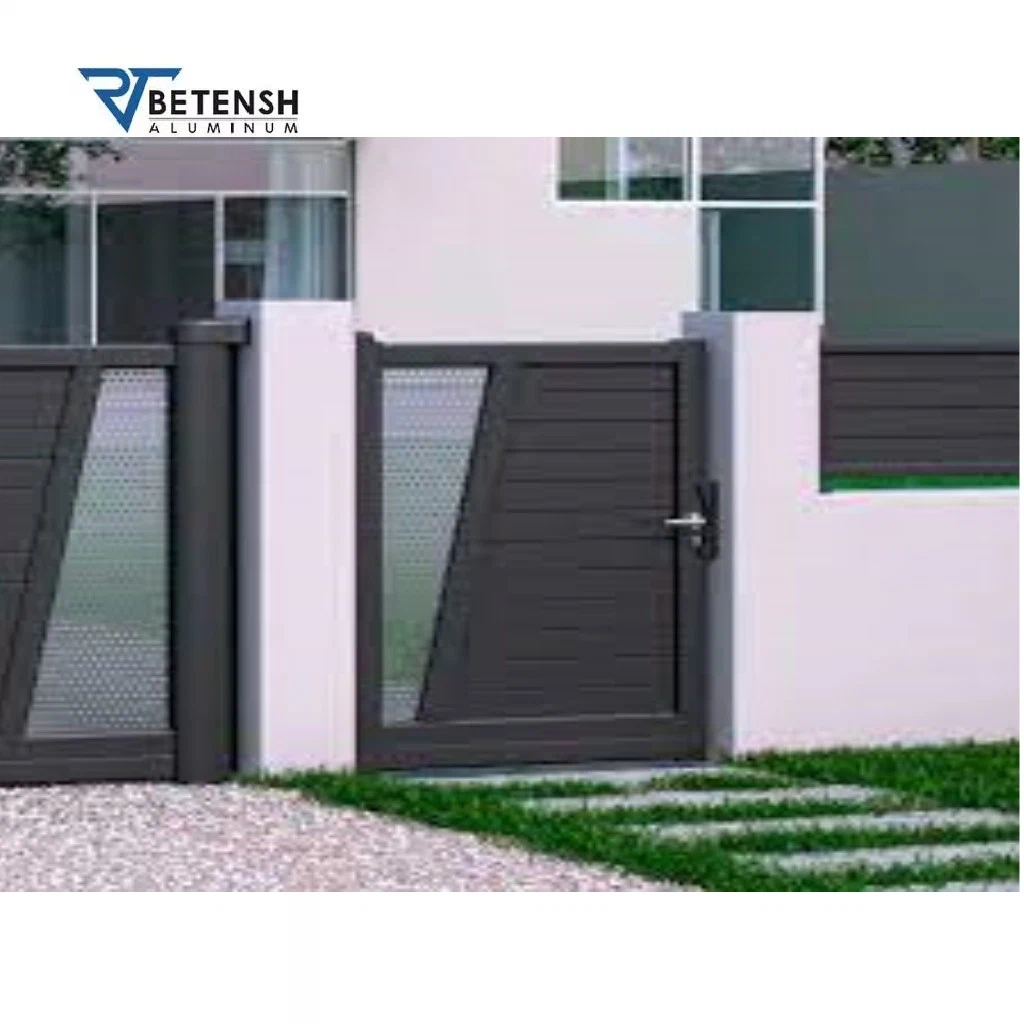 Double Swing Slat Panels Can Be Customized High quality/High cost performance  Cheap Price Aluminum Walkway Gate for Home