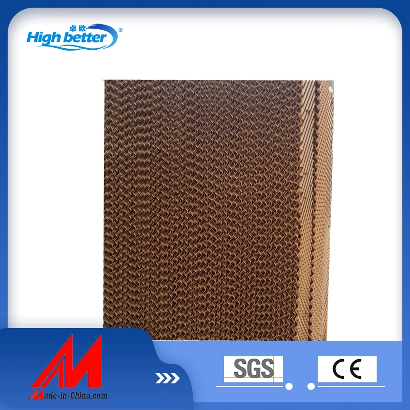 Serre et de ferme avicole 7090/6090/5090 Pad de refroidissement par air de refroidissement Honeycomb Pad