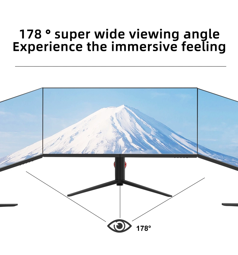 Soporte ajustable de 30 pulgadas con pantalla panorámica de todo en uno de los juegos de PC ordenador de oficina