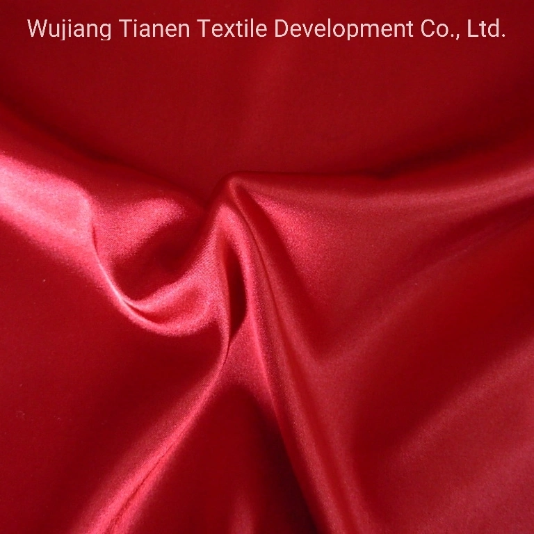 China Wholesale/Supplier Market Fabric Cheap Polyester Shiny/Bright Satin for Dress