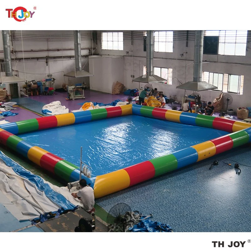 Riesiger aufblasbarer Pool 10x10m/hochwertiger PVC aufblasbarer Wasserpool