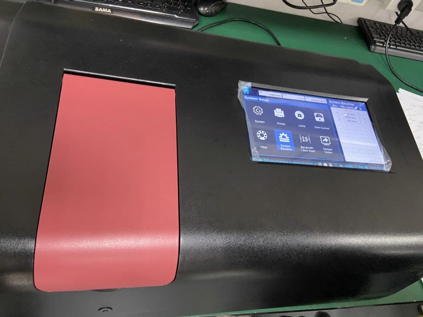 UV/Vis Spectrophotometer with Touch Screen High Accuracy Double Beam Gold Testing Equipment