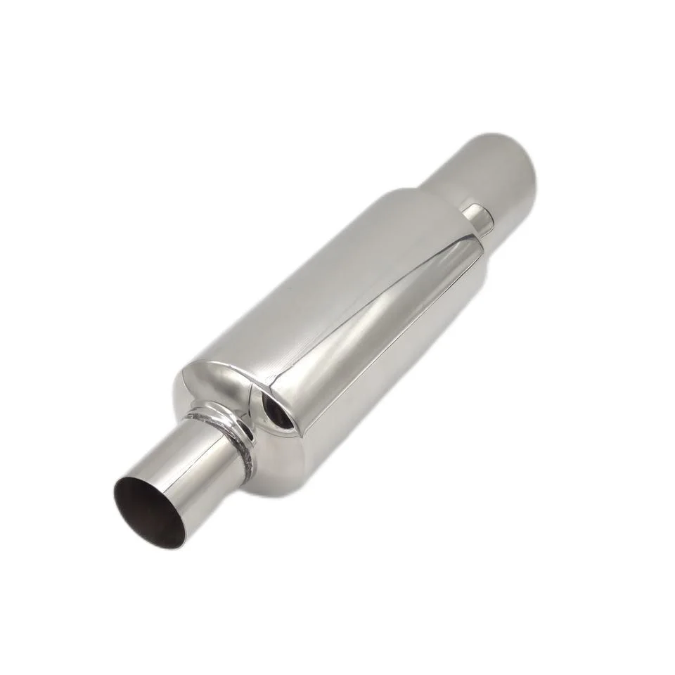 Custom Machining Stainless Steel Tail-Throat Downpipe Silencer Muffler for Exhaust System