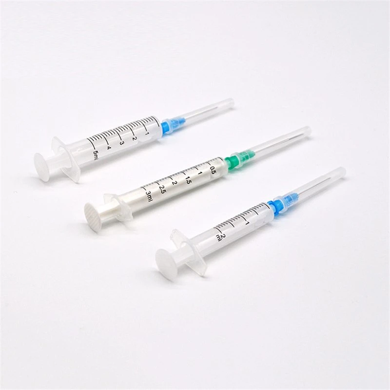 3-Parts Plastic Sterile Disposable Syringe with Ce&ISO Approved