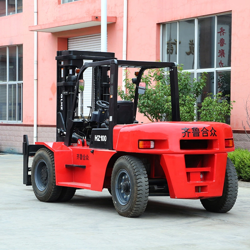 Carro elevador a diesel Shovel a gasolina de grande capacidade e 10 toneladas Fabricação a GPL