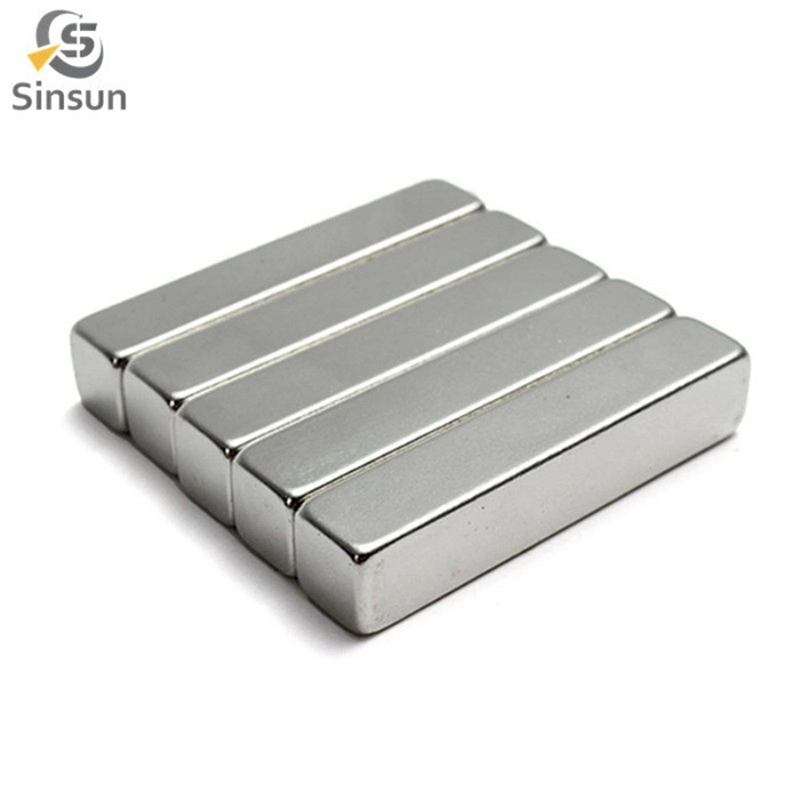 High Performance Square Bar Shape N52 Super Strong Neodymium Magnet