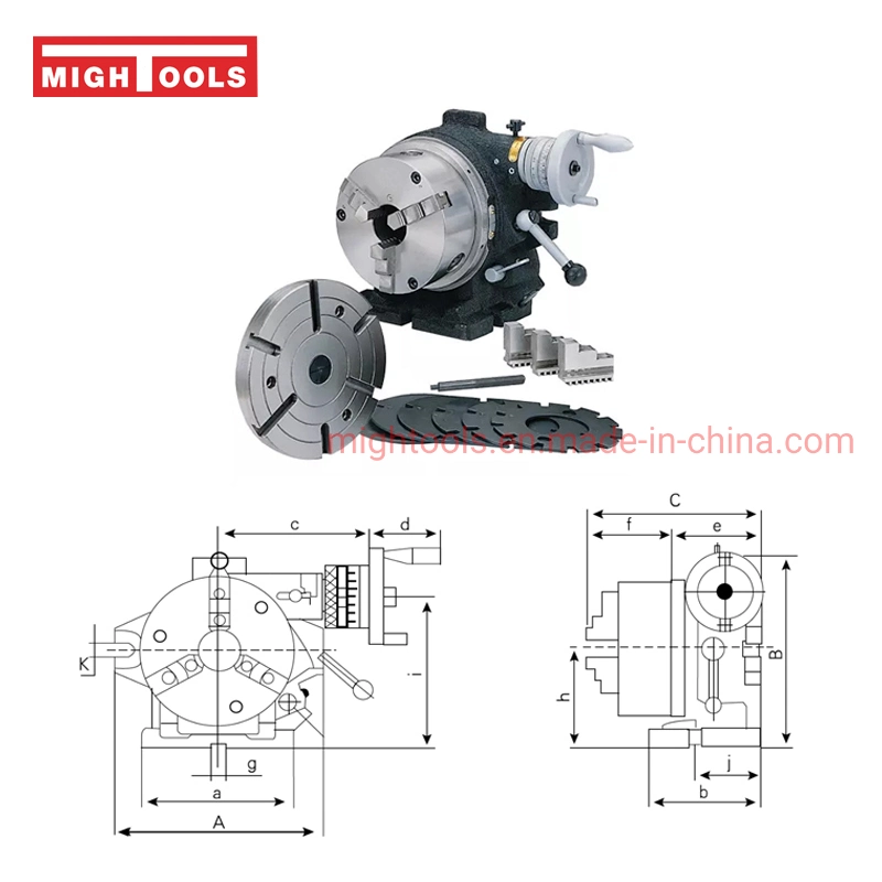 Horizontal and Vertical Super Indexing Spacer Dividing Head