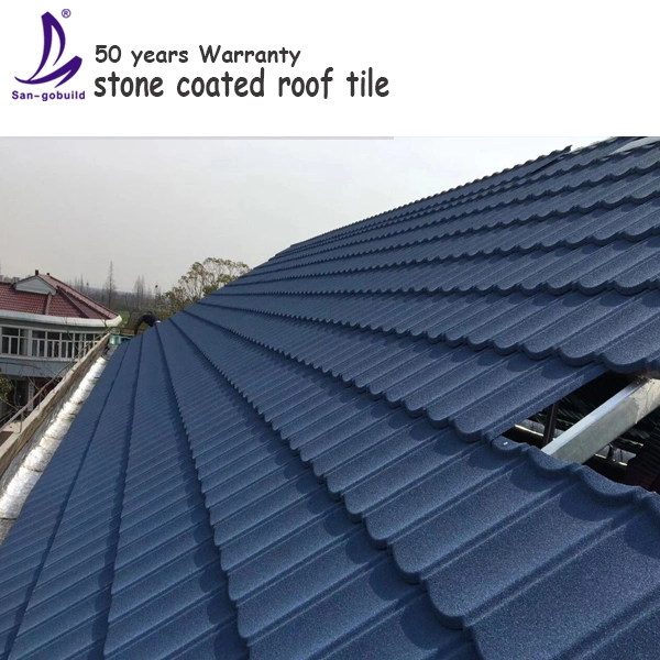 Stone Coated Metal Roofing Tile, Steel Roofing Tile, High quality/High cost performance  Building Material for Nigeria, Kenya, Ghana, Tanzania, Zambia