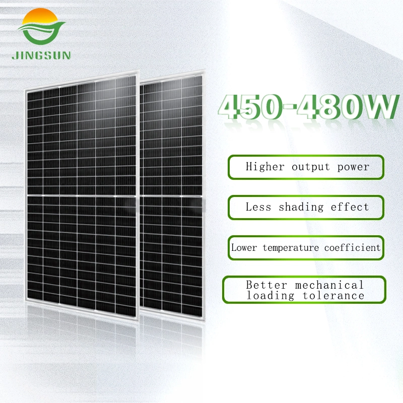 Jingsun 465W Productos de Panel Solar Monocrystalline para el Hogar Energía Solar Sistema