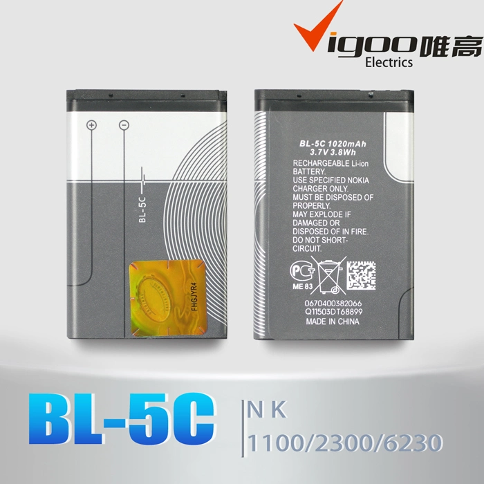 Li-ion Mobile Phone Battery Bl-5j Phone Battery for Nokia Yezz