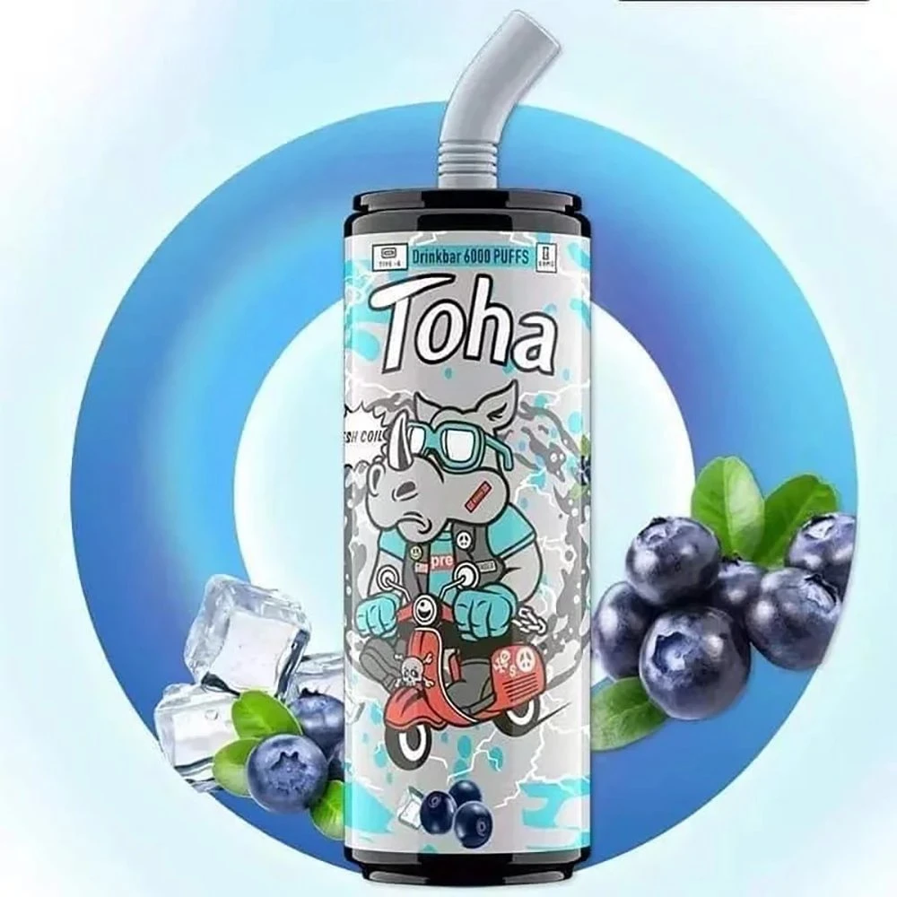 2022 New Coming Fast Shipping Disposable/Chargeable Vape Pod Original Vapor Toha 6000 Puffs 10 Fruits Flavors 5% Nicotine 650mAh Battery Tugboat Randm 7000 Hazebar