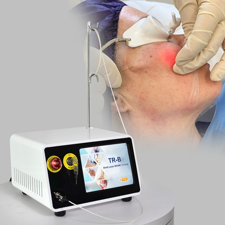 Top vente Tr-B 980 1470nm lipolyse laser amincissant la liposuccion Endolift laser non chirurgical de la machine