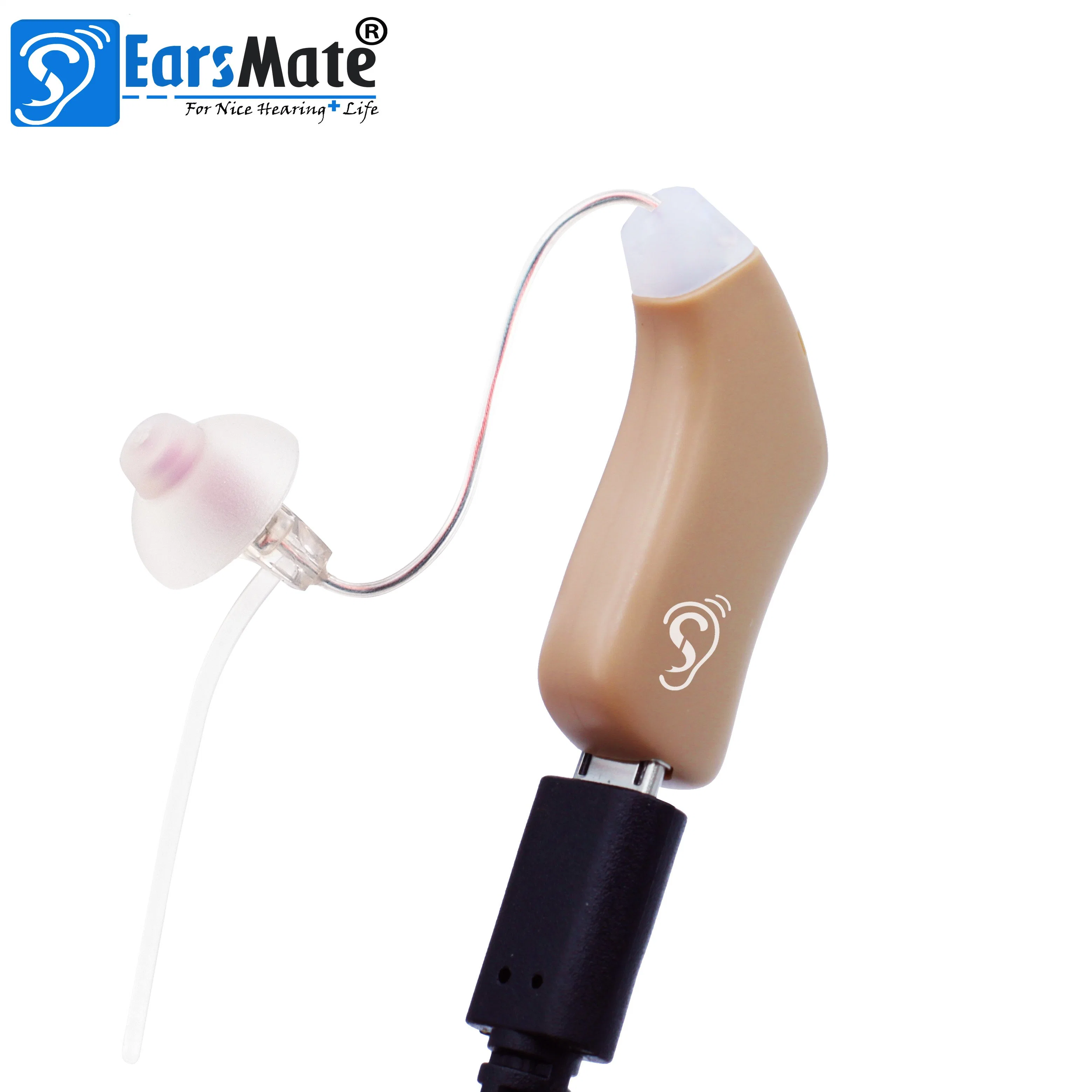 Adaptive Noise Reduction Digital Hearing Aid Ric 16 Channel Bands by Earsmate Manufacturer