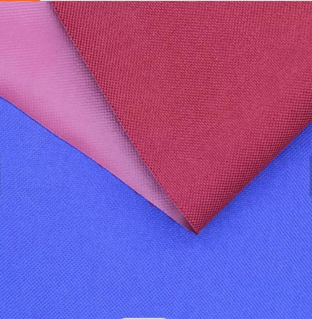 DTY Plain Woven 100% Recycled Polyester Dying Oxford 600d PVC Coating Fabric for Bags