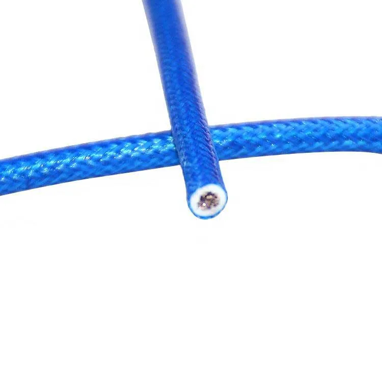 Manufactures Wire and Cable Single Core Silicone Rubber Insulated Fiberglass Braided Wire 14AWG