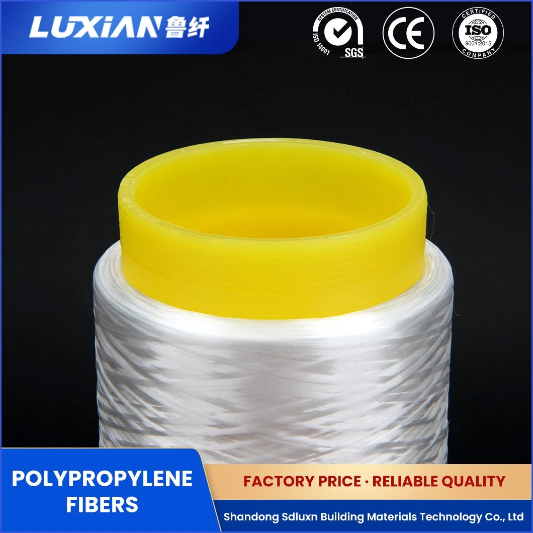 Sdluxn Baumwolle Stapelfaser Lxbk Modifiziertes Polypropylen Polypropylen Material Faser China Elektrische Isolierung Beton Additive Polypropylen-Faser Lieferanten