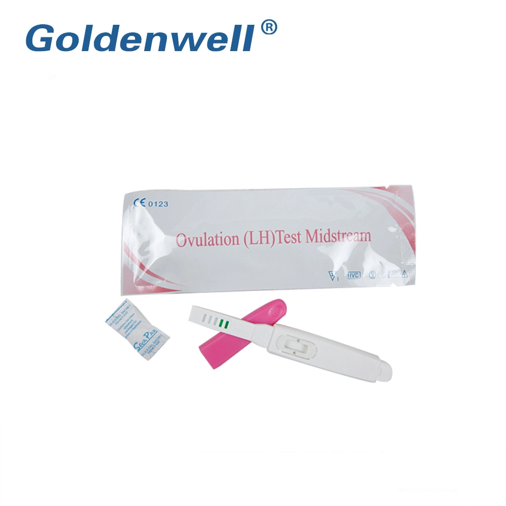 Une étape rapide de gros Accueil utiliser gratuitement la LH Kit de test de l'urine de la cassette de l'Ovulation