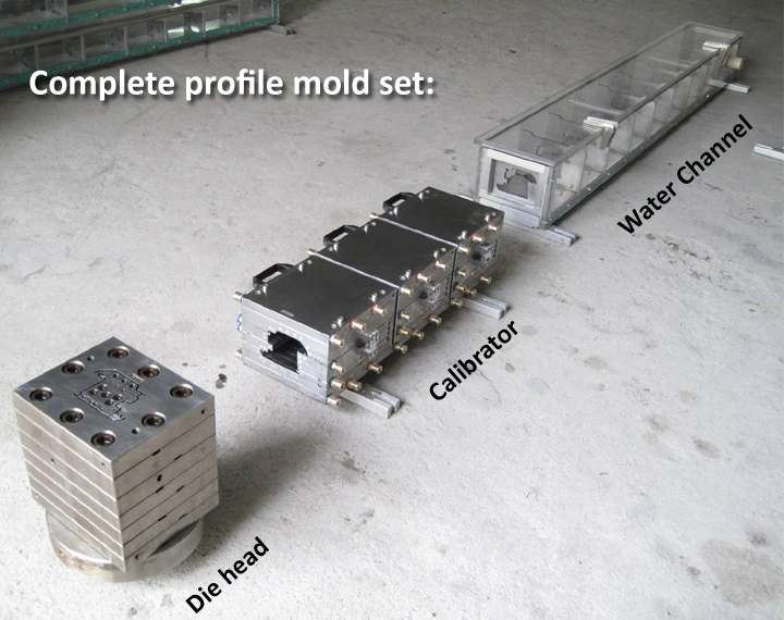 Kunststoff Doppelschnecken Extruder U PVC Fenster Türwand Deckenplatte Kabel Drahtschnauch Profil Crusher Mill Recycling Produktion Extrusionsmaschine