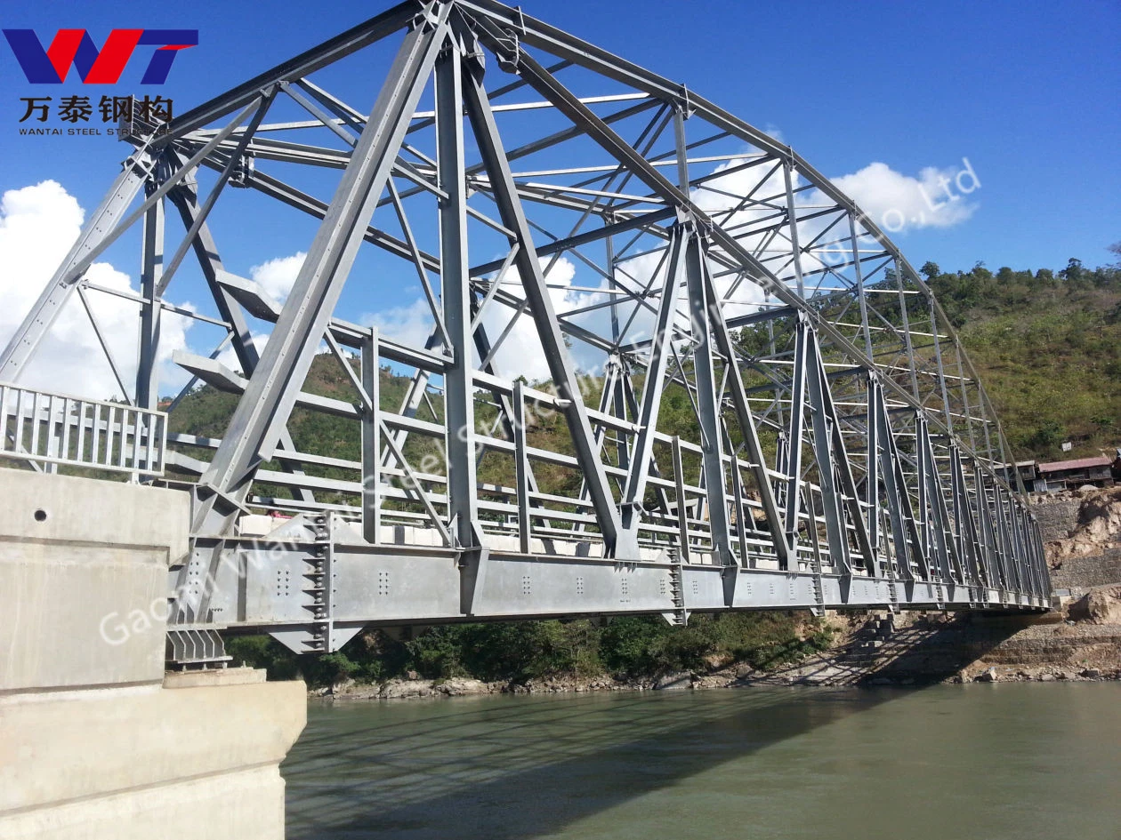 Acero estructura de acero puente de acero de la armadura hecho en fábrica directa China Con un precio más bajo para las ventas calientes