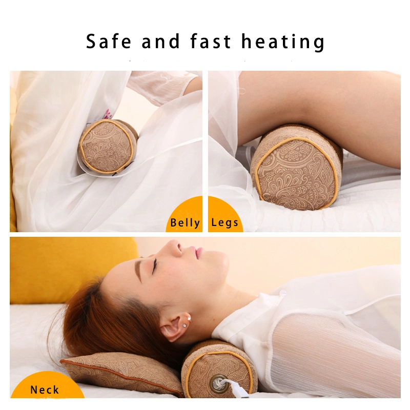 Coarse Salt Moxibustion Home Physiotherapy Electric Heating Neck and Shoulder Pillow