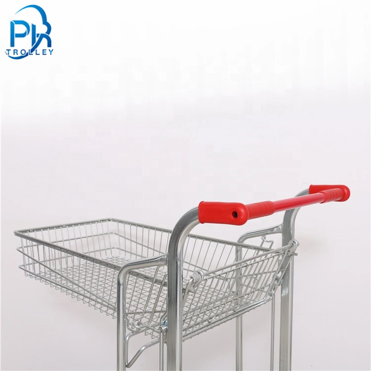 Flat Trolley Supermarket Supplier Supermarket Shelf Hanfolding Shopping Cart Handling Equipment