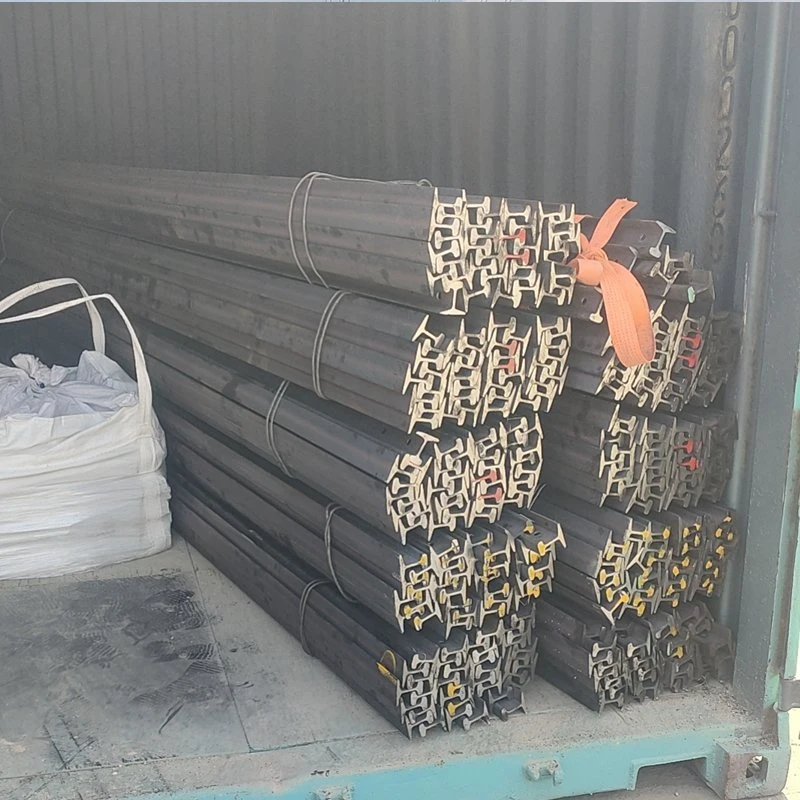 R50 R65 Rail Iron Profile Processing Train Used Rail Railway Track Railroad Steel Rails Railway Scrap Metal for Building