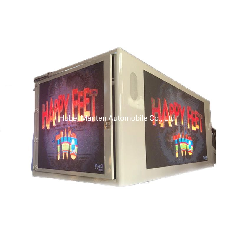 HD P4 Outdoor Screen Mobile LED Advertising Truck Mounted LED Billboard Box