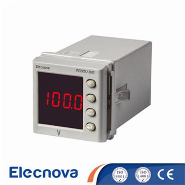 Pz195u-Dk1 48*48mm LED Single Phase Mini Digital Panel High Precision Communication Power Meter