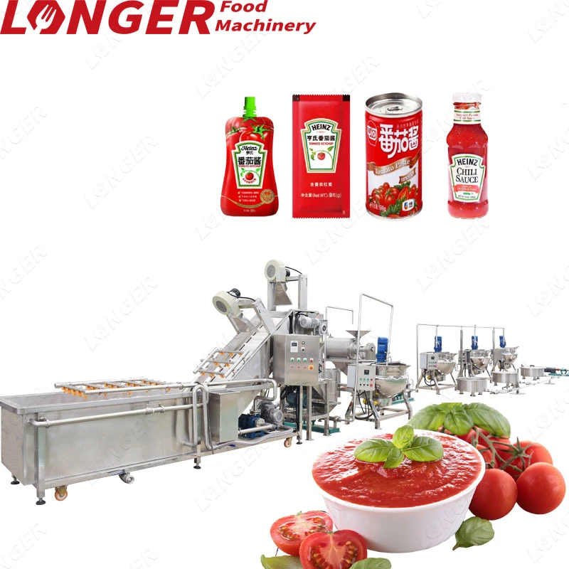 Tomato Pulp Machine Sauce Machine for Sale Tomato Sauce Manufacturing Plant Cost