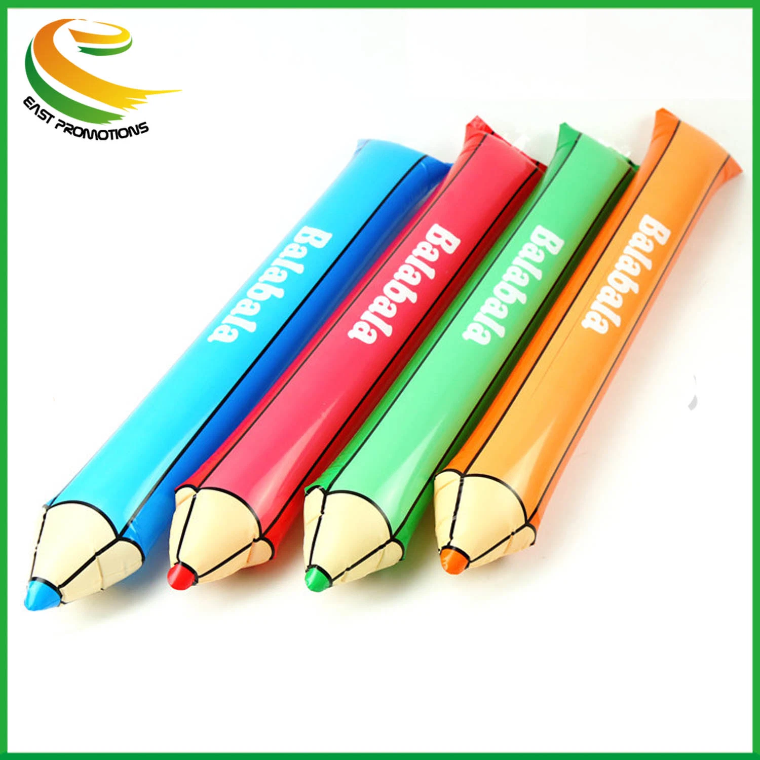 Factory Custom Pen Shape PE Inflatable Cheering Air Sticks for Promotional Gifts