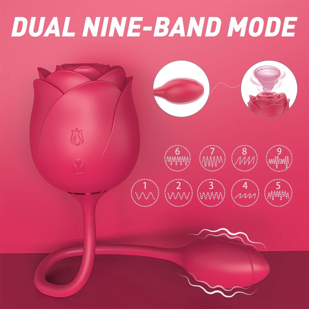 Safe and High Quality Rose Massage 10 Powerful Speeds USB Rechargeable Clitoral Suction Vibrator Cup Female Adult Sex Toy