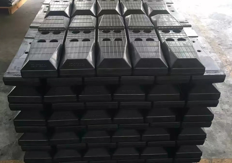 Rubber Block for Construction Machinery Equipment Made by ISO Certified Factory