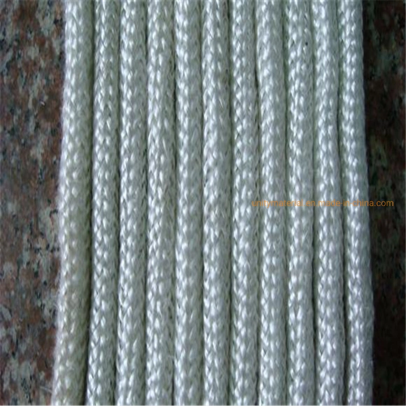 Fiberglass Braided Square Fireproof Fiber Glass Textiles Rope for Heat Sealing and Strip Doors on Furnace