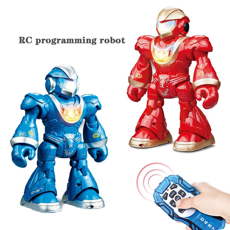 Jouets de robot télécommandé programmable sans fil intelligent chantant et dansant, jouet de robot multifonctionnel avec lumière et son pour enfants.