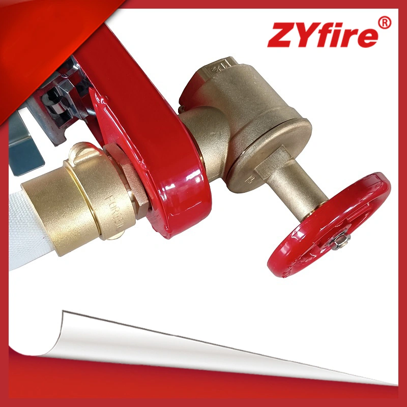 Rack & Reel Fire Hose with Aluminum Coupling