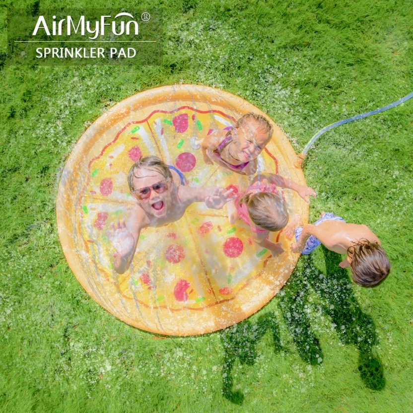 New Design Outdoor Pizza Aufblasbare Wasser Sprayer für Kinder