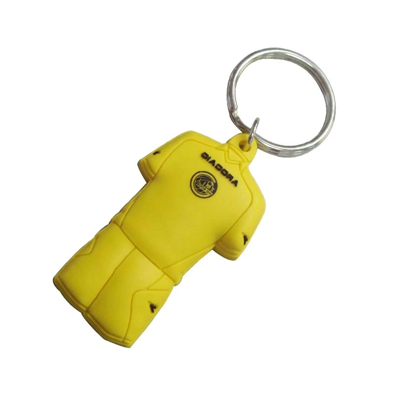 Custom Football World Cup PVC Rubber Keychain Holder Souvenir 2D or 3D Keychain PVC Cartoon