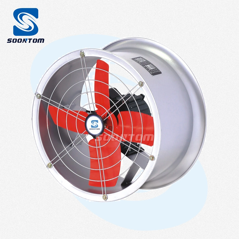 Настенный вентилятор с металлическим промышленным вытяательным вентилятором для аксиального воздуховода Вентилятор