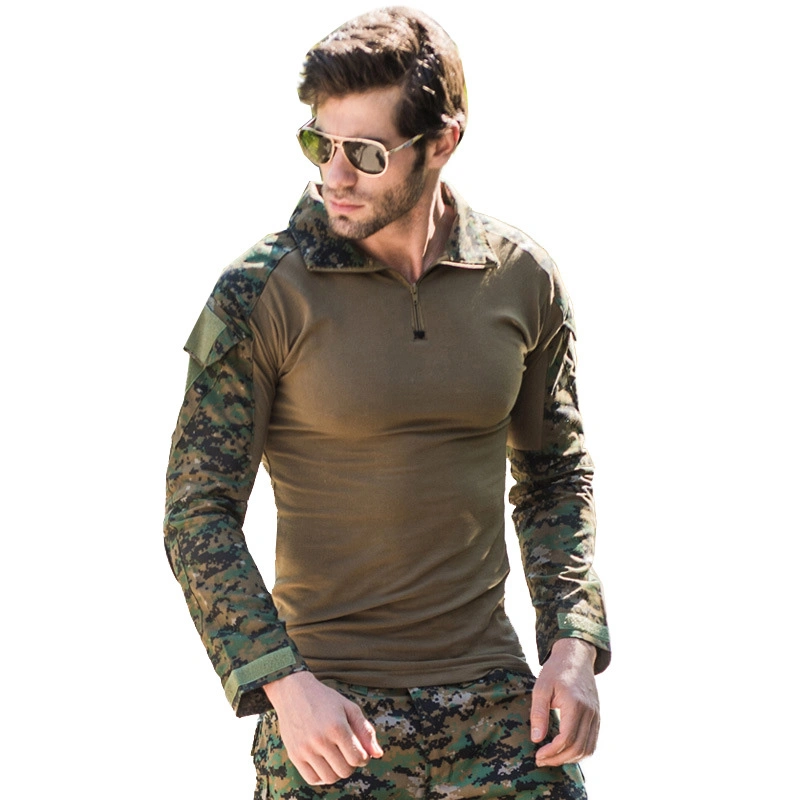 Jungle Desert Camouflage Color uniforme de ropa Fabricación al por mayor Rana Traje de combate y pantalones tácticos uniforme estilo militar