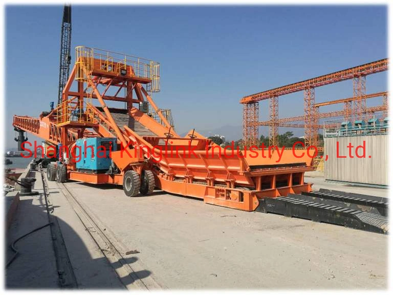 Tire Typr Mobile Shiploader Belt Conveyor Transport Bulk Cargo to Ship